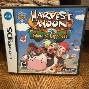 Nintendo DS Game - Harvest Moon: Island of Happiness (2006) with Case & Manual